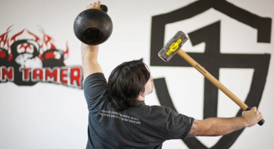 Swinging Kettlebells, Bending Steel, Changing lives